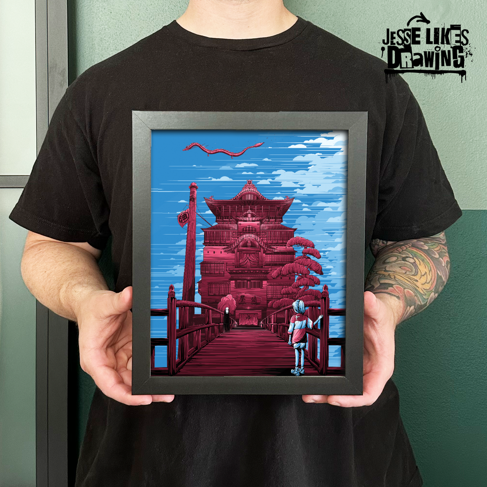 Spirited+Away+10x8+in+Frame.